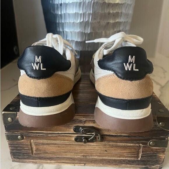 Madewell Kickoff Trainer Sneakers in Grey and Cream Multi - Picture 6 of 7